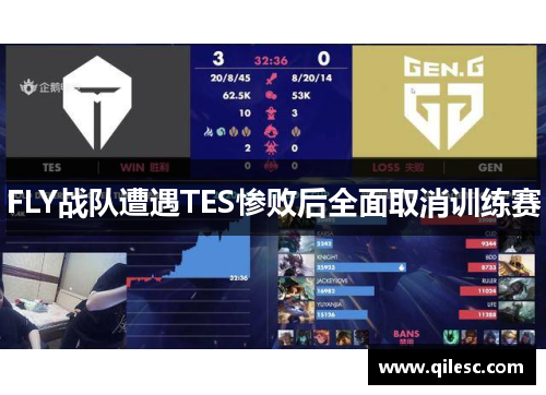 FLY战队遭遇TES惨败后全面取消训练赛